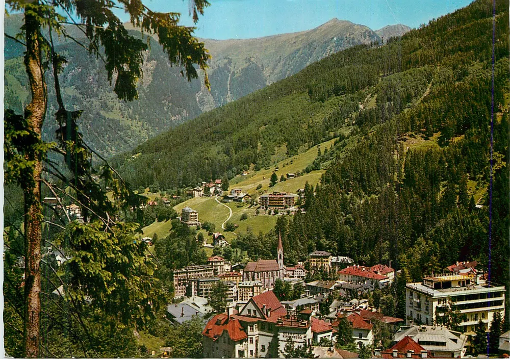 Badgastein — Weltkurort, 1083 m, an der Tauernbahn (Salzburg) — Verlag Alfred Grundler, A-5013 Salzburg - Vorderseite