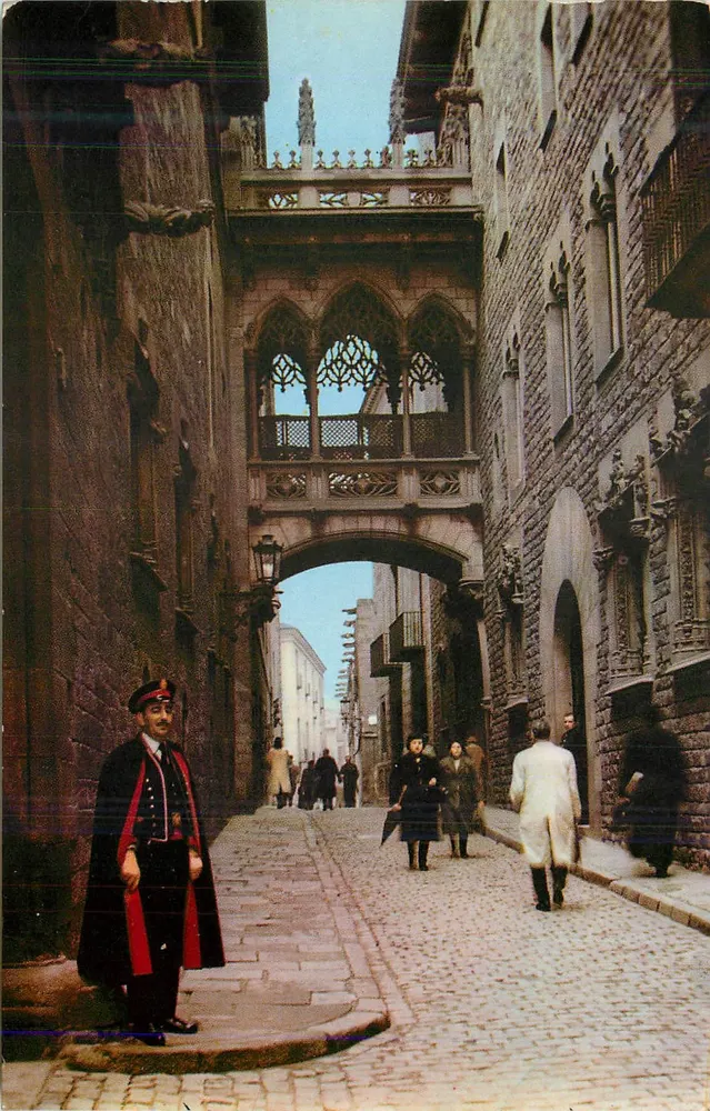 Barcelona - Bridge of the Bishop Irurita — Taller A. Zerkowitz, n° 315-III - Front
