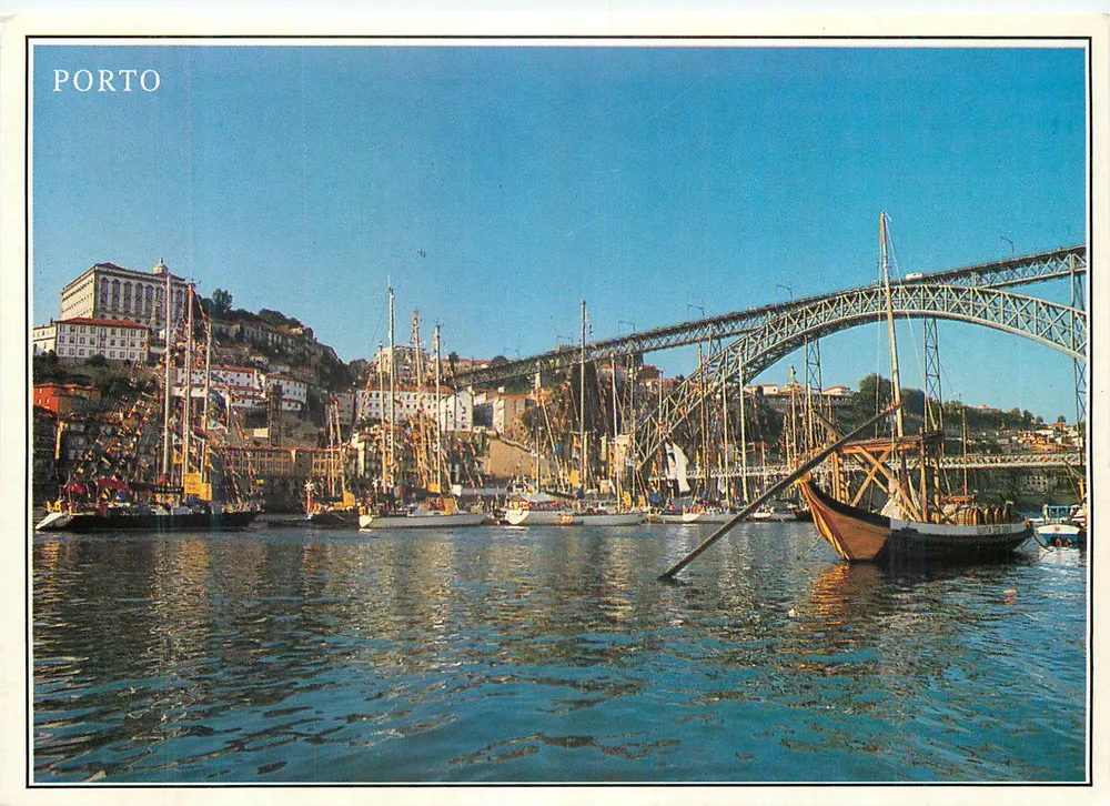 Porto — Vista panorámica del río Ribeira — Centro de Cidadade 'Nossa Senhora do Perpétuo Socorro' n°1489 - Anverso
