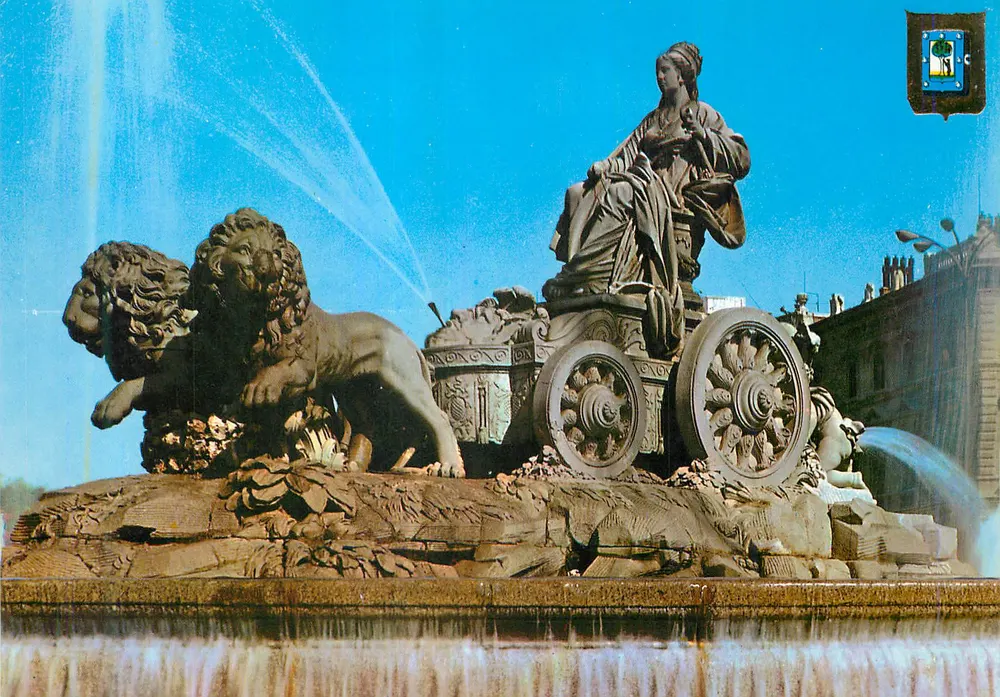 A Cibeles — Madrid — Editor Dominguez Escudo de Oro, n° 207 - Frente