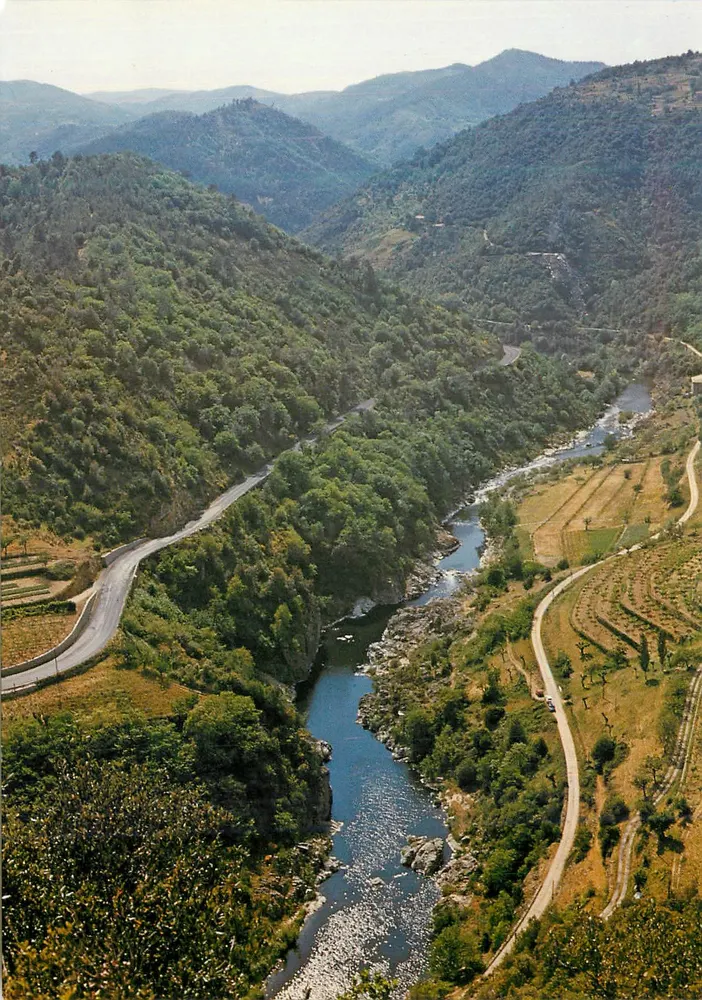 The Valley of the Eyrieux — Panoramic View — Éditions Cellard, series A.86204 - Front