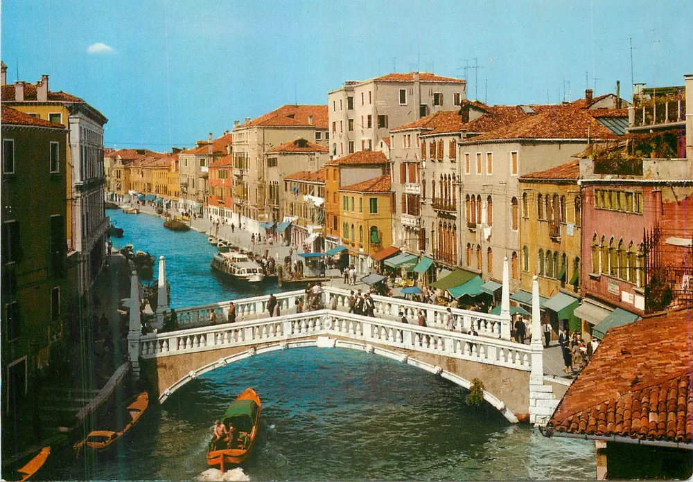Venise — Ponte delle Guglie et Canal de Cannaregio — Édition ARDO, n°590 - Recto