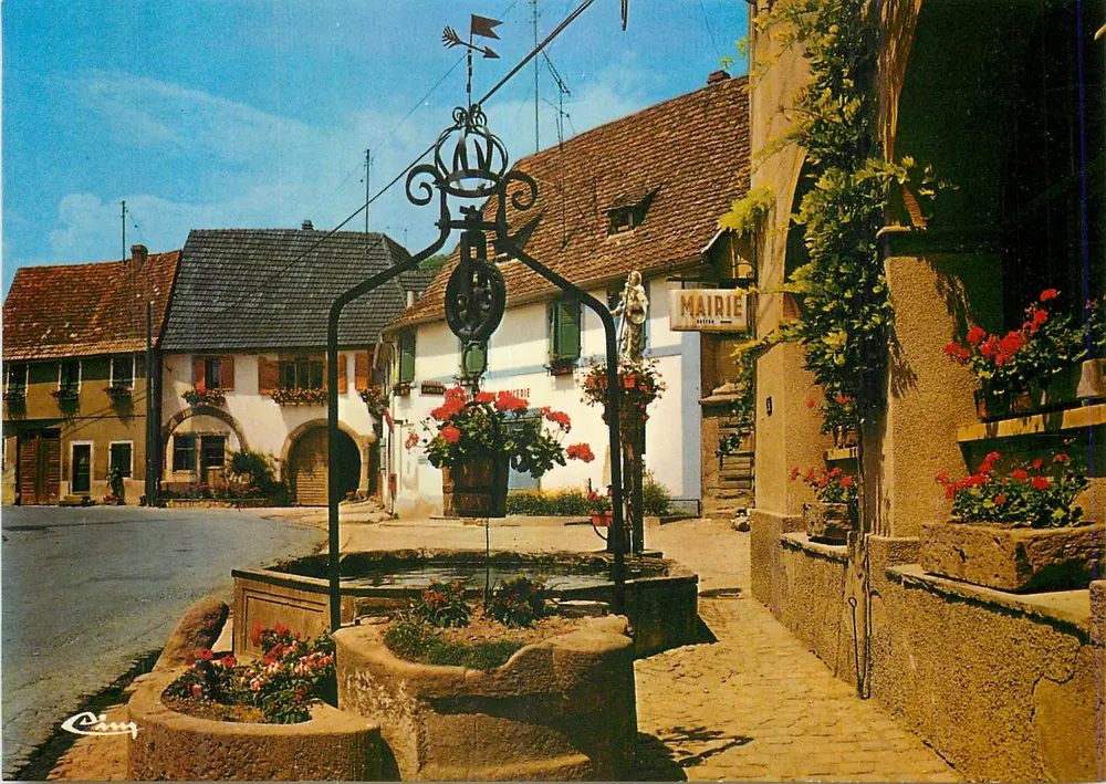 Westhalten (Haut-Rhin) — Auf der Weinstraße - Das alte Brunnenhaus — Combier, Drucker Mâcon - Vorderseite