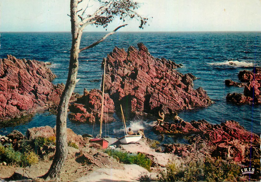 A Pequena Calanque — Reflexos da Costa Azul — Edições «La Cigogne» - Frente