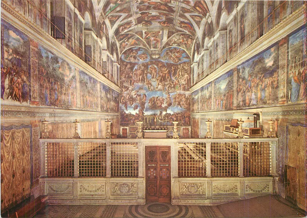 Capela Sistina — Interior — Kodak Ektachrome, n°307 - Frente