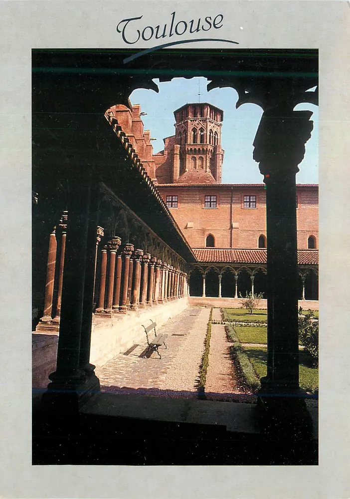 Toulouse — O claustro dos Agostinhos — S.A. APA-POUX - ALBI - Frente