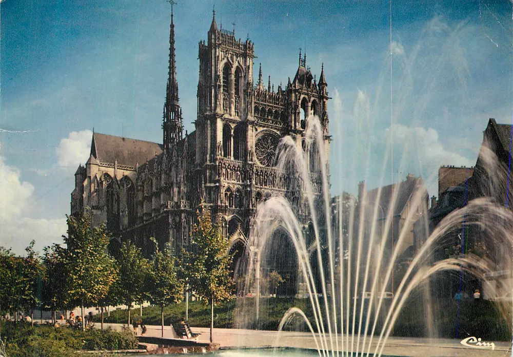 Amiens (Somme) — A catedral — Editora Cimcrome, n° 80021 170.0032 - Frente