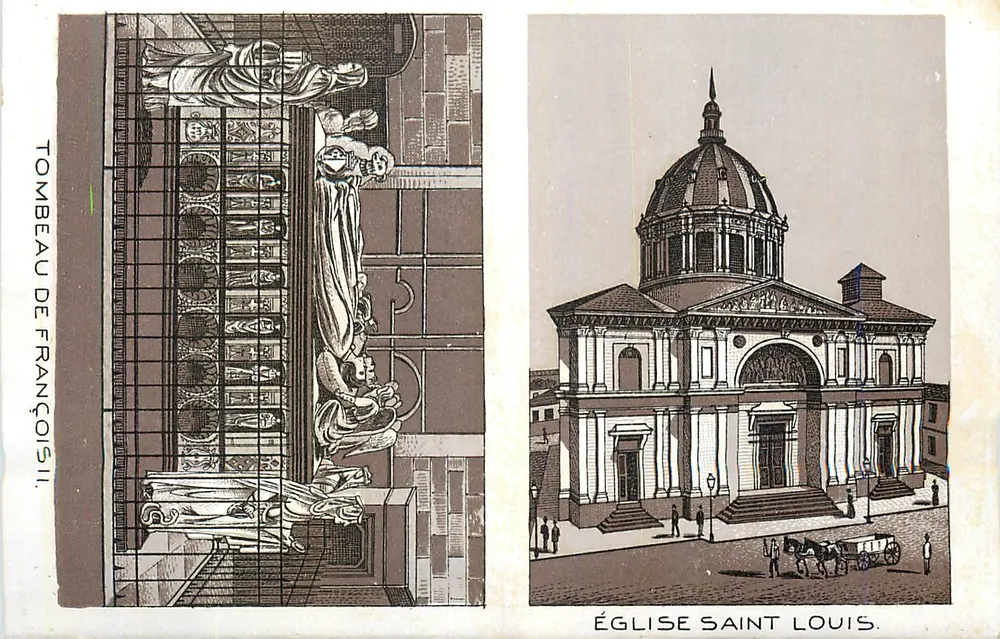 Tombeau de François II — Église Saint Louis - Recto