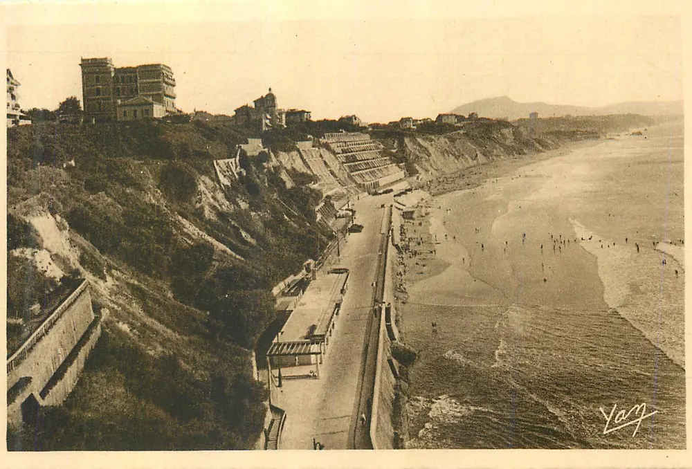 Biarritz — Die Basque-Küste, die Klippen, der Strand und die Rhune — Edition Photo Quinault, Lourdes - Vorderseite