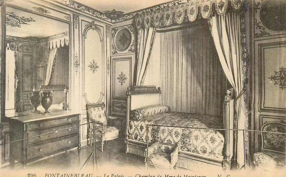 Fontainebleau — Das Schloss — Zimmer der Madame de Maintenon — N. G. - Vorderseite