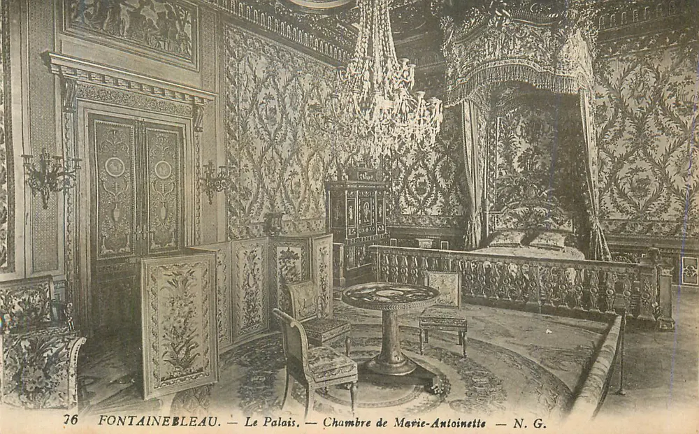 Fontainebleau — Das Schloss — Zimmer Marie-Antoinettes — N.G. - Vorderseite