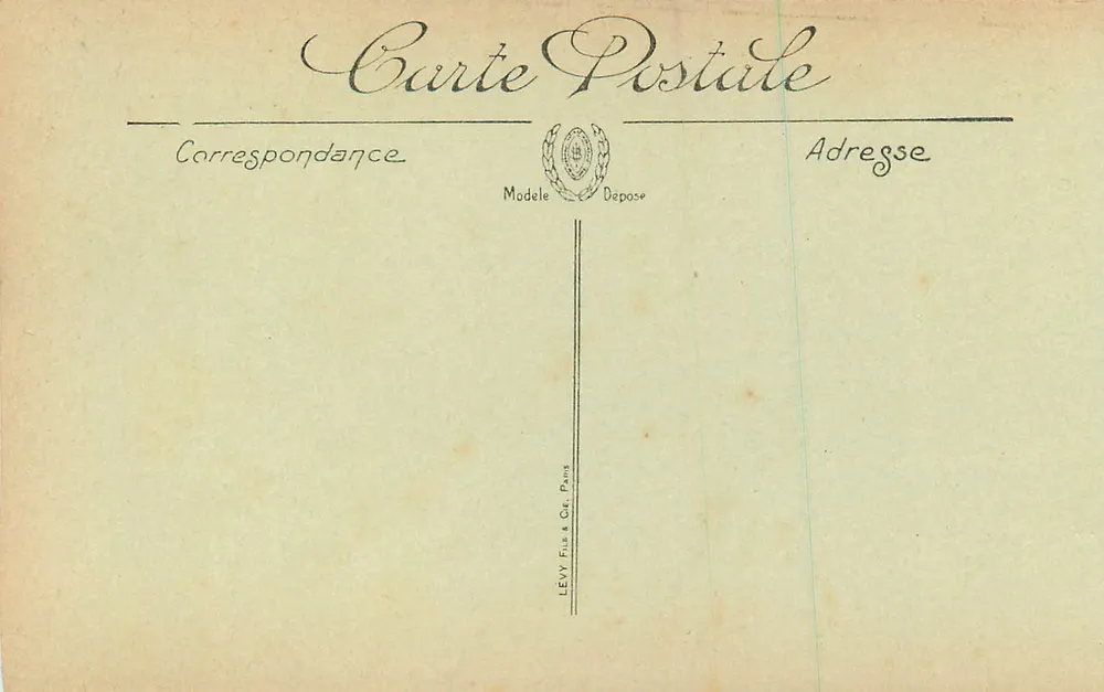 Fontainebleau — Vue sur le Parterre — N.G. - Verso