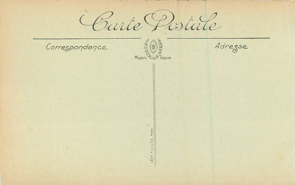 Fontainebleau — Die Wälder — La Tour Denecourt — N. G. - Rückseite
