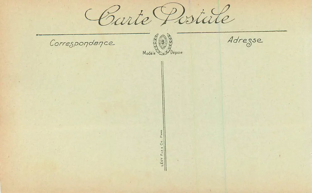 Fontainebleau — Mont-Aigu — Grotte du Serment — N. G. - Rückseite