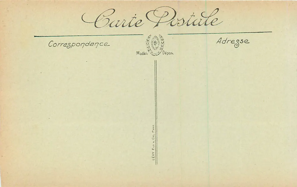 Fontainebleau — La Forêt — La Mare aux Biches — N. G. - Verso