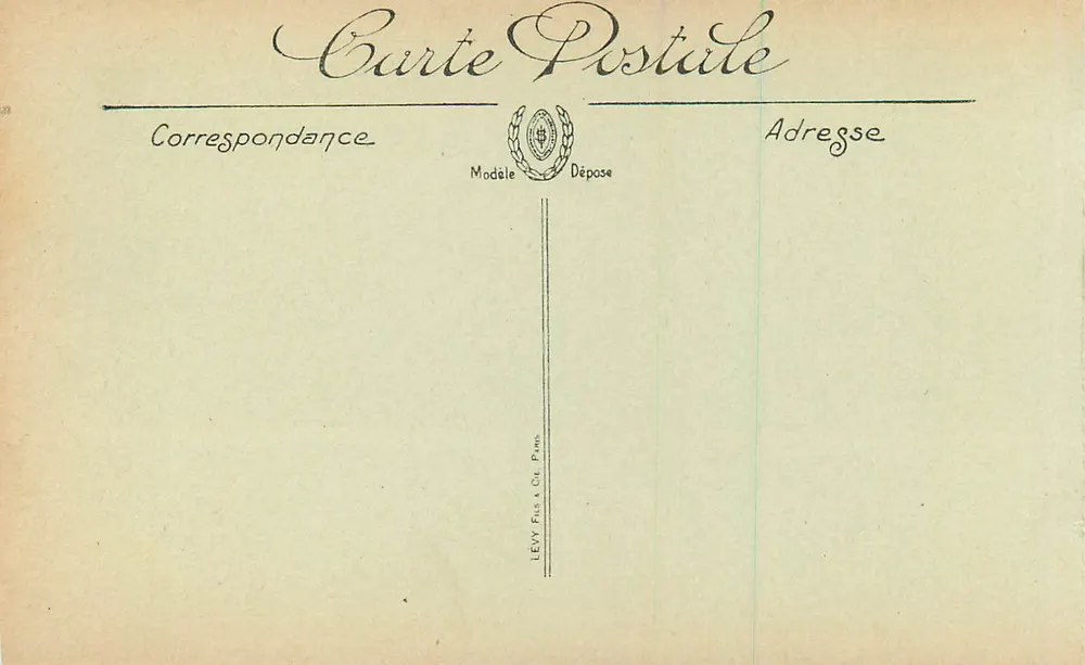 Fontainebleau — La Forêt — Carrefour de la Table du Roi — N.G. - Verso