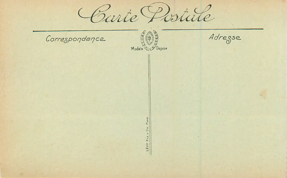 Fontainebleau — Die Forêt — Eingang zur Augat-Höhle — N. G. - Rückseite