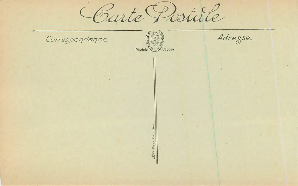 Fontainebleau — A Floresta — O Elefante — N.G. — N° 319 - Verso
