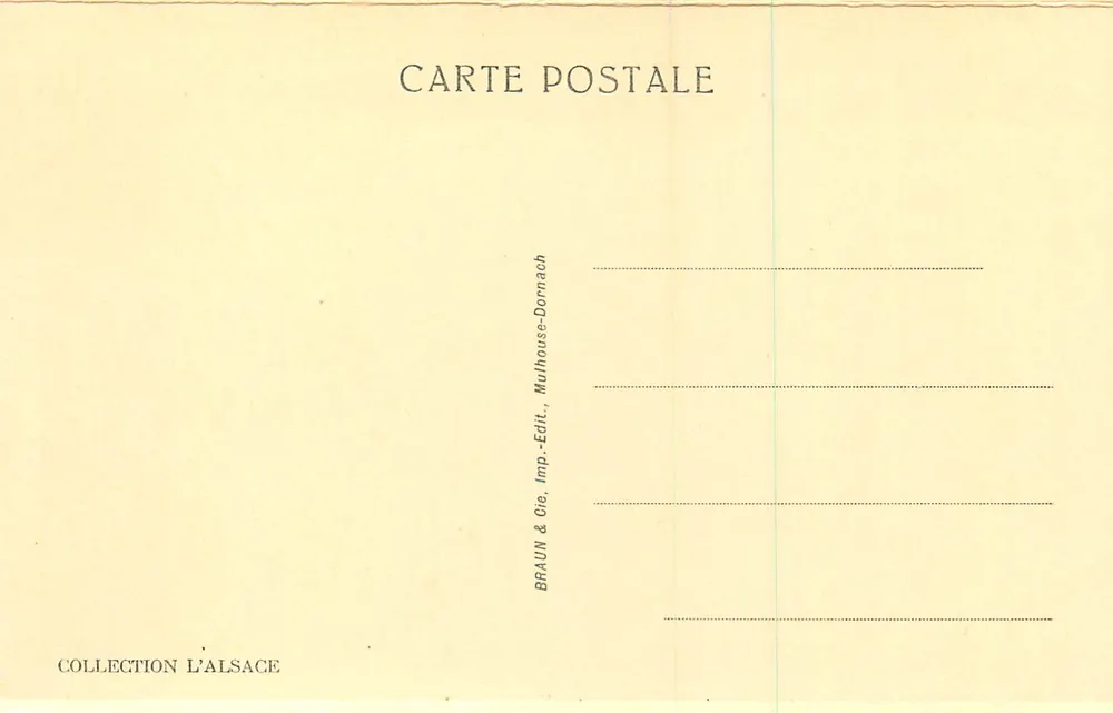 Château du Haut-Kœnigsbourg von oben gesehen — Sammlung L'Alsace — n° 1213 - Rückseite