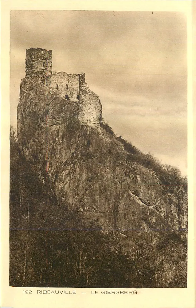 Ribeauvillé — Il Giersberg — Collezione L'Alsace - Recto