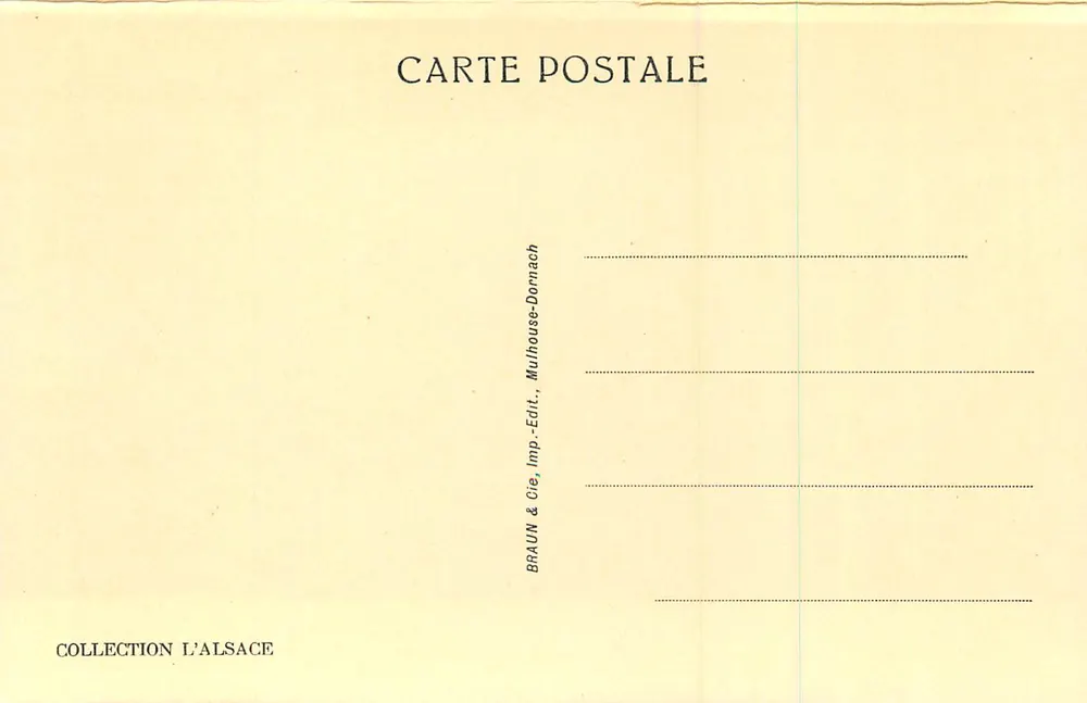Ribeauvillé — Il Giersberg — Collezione L'Alsace - Verso