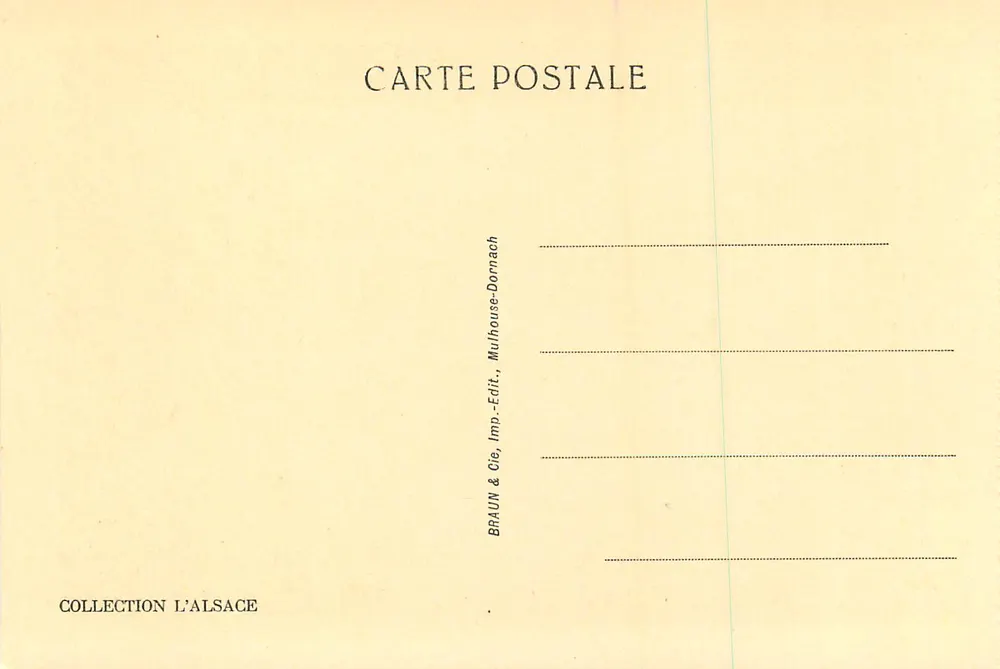 Catedral - Estátua de São Thiebault — Thann, série 413 - Verso