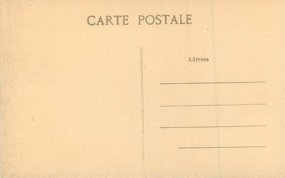 Vitré (Ille-et-Vilaine) — O Pont-Levis do Castelo — A. Lamiré, editor, Bannes - Verso