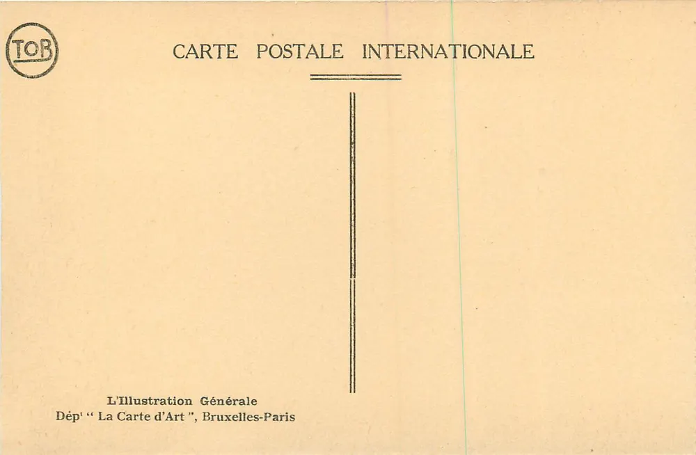 Bruges — Porta Ste-Croix — editor La Carte d'Art - Verso