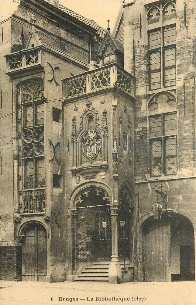 Bruges — A Biblioteca (1477) — L'Illustration Générale - Frente
