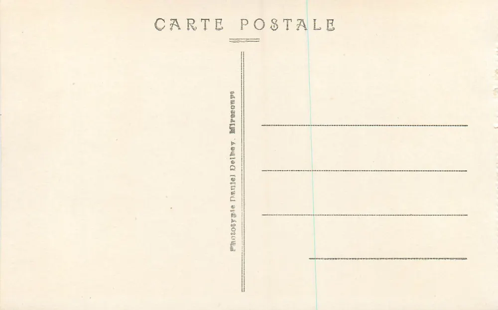 Domrémy — Estátua de Isabelle Romée — D.D. - Verso