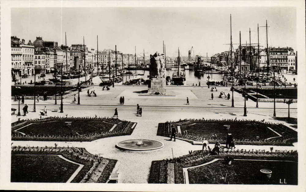 Place Gambetta und die neuen Gärten — Le Havre — Verlag C.A.P.-PHOTO, Nr. 194 - Vorderseite
