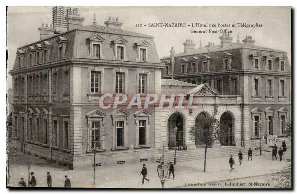 Saint-Nazaire — Das Post- und Telegraphenamt — General Post Office - Vorderseite