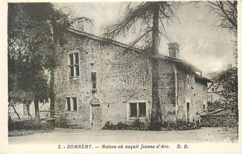 Domremy — Maison où naquit Jeanne d'Arc — D. D. - Recto