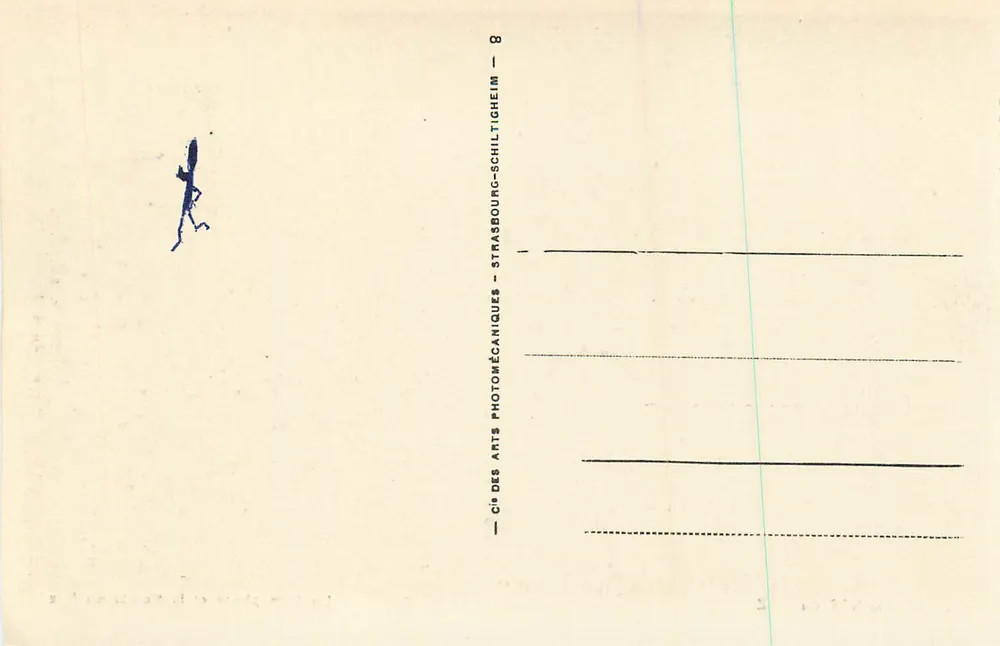 O Sémaphore e a Ponta do Raz — LL 30 — Sociedade dos Artes Fotomecânicas, Strasbourg - Verso