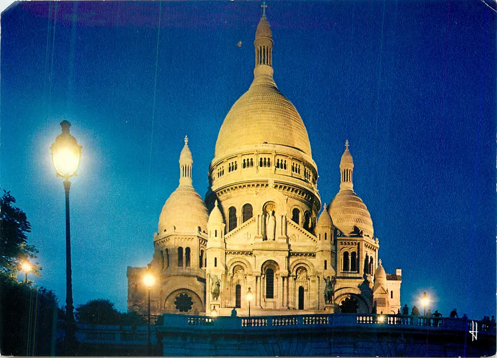 Basílica do Sagrado Coração — Paris, França — Impressa na França - Frente