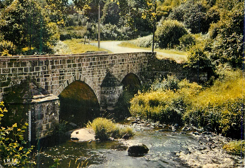 Ponte sobre a Sedelle — Arredores de Crozant (Creuse) — Edições Modernas Théoïac - Frente