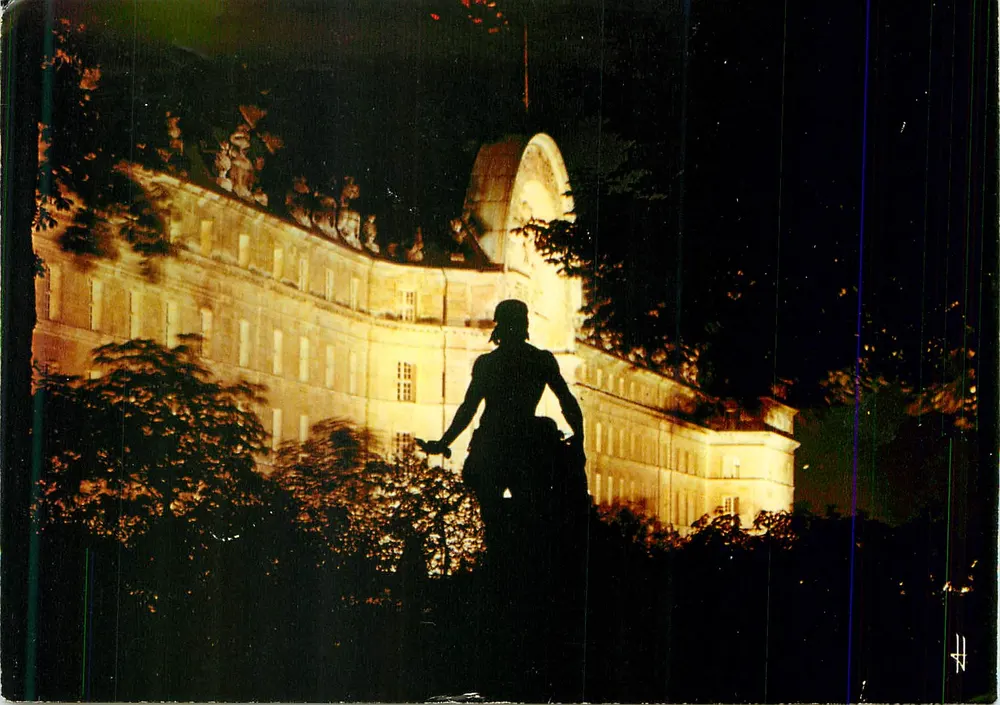 Les Invalides à noite — Edições La Cigogne, clichê Mangiavacca V.LOO - Frente