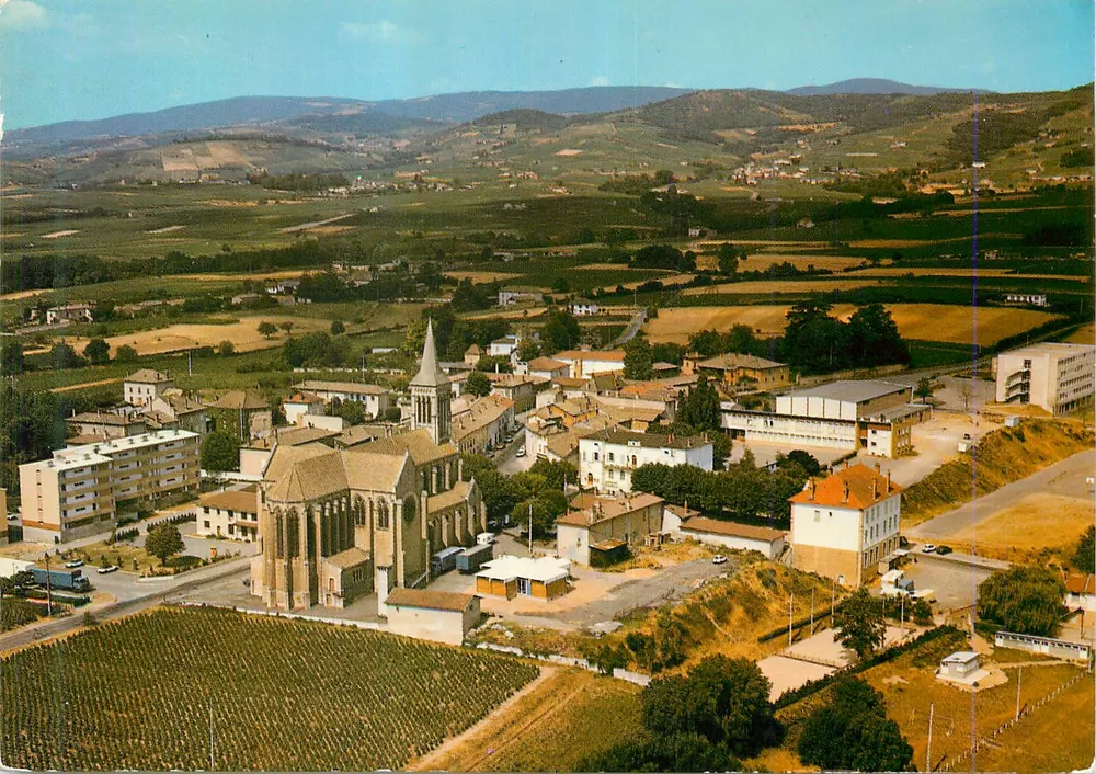 La Chapelle-de-Guinchay — Algemene uitzicht — Ed. J. Cellard, n° D.5561 - Voorkant