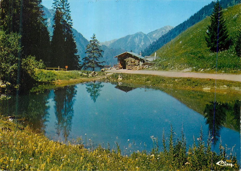 Le lac de Fontaine — Vacheresse (Haute-Savoie) — éditeur Ciring - Recto