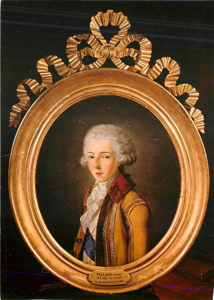 O duque de Enghien — Vallain (Nanine) — Museu Condé, Chantilly (Oise) - Frente