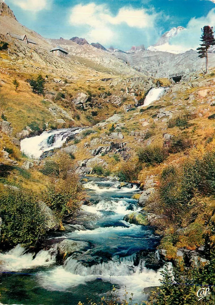 Le torrent de la Madone de Fenestrelle et le Massif du Gelas — Environ de Saint-Martin-Vesubie — Éditions CAP, n° A 533 - Recto