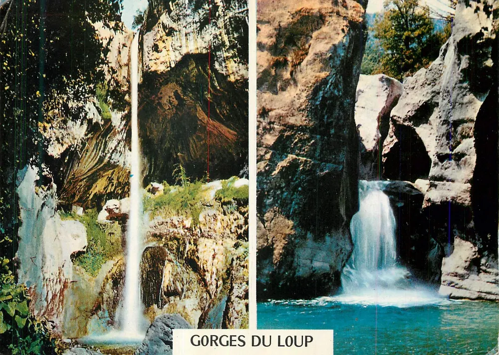 Gorges du Loup — Wasserfälle und Klippen — Les Éditions GILLETТА, n° GL'12 - Vorderseite