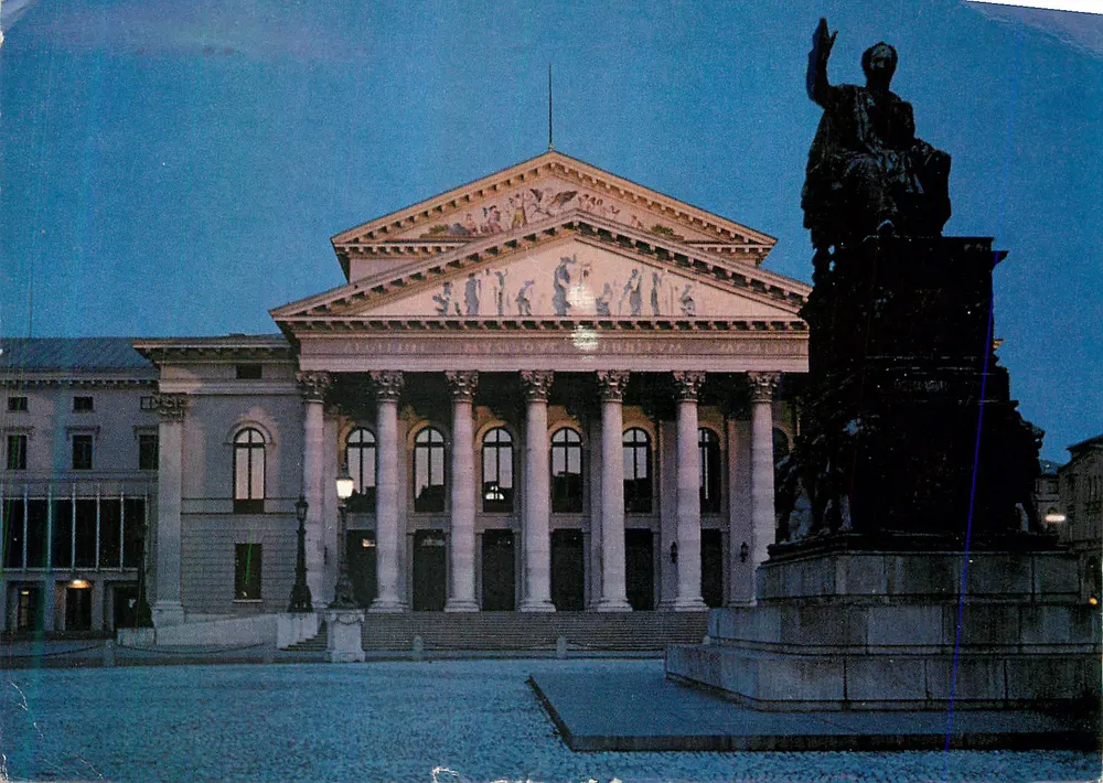 München - Nationaal Theater, Staatsoper — Bavarense opera — uitgever Fritz Witzig, n°78 - Voorkant