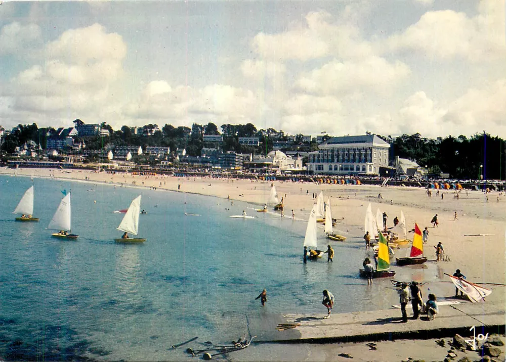 Strand von Trestraou — Segelschule — Éditions d'Art Jos, n° MX 7263 - Vorderseite