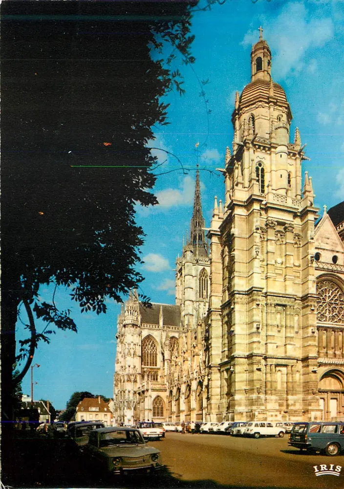 A catedral — Évreux — Edições 'La Cigogne' - Frente