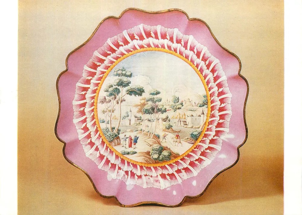 Chinesische Schale — Landschaft nach europäischer Kupferstich — Victoria and Albert Museum - Vorderseite