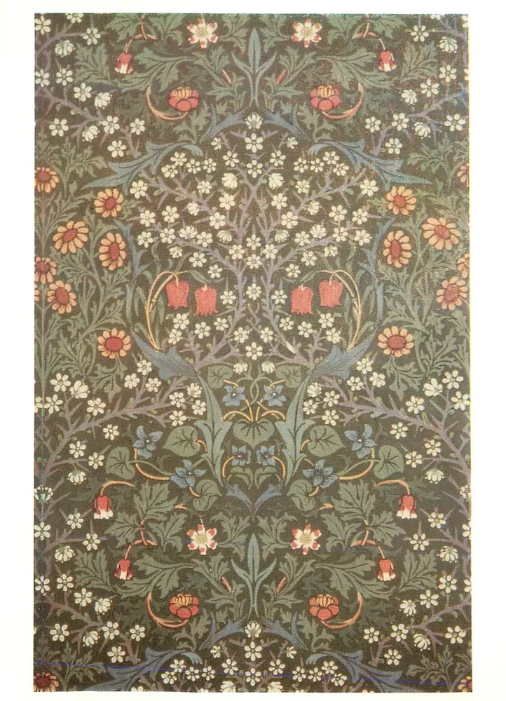 Blackthorn — papier peint à l'encre — Victoria and Albert Museum - Recto
