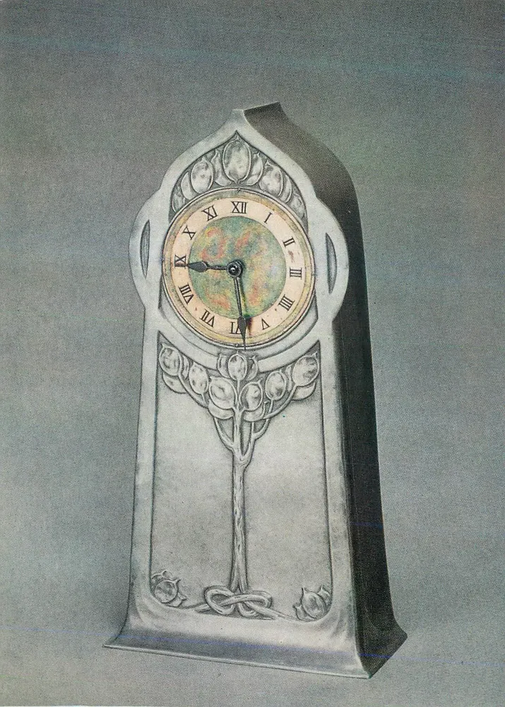 Silberuhr mit Email-Verzierung — Victoria and Albert Museum — Serie Circ. 13 - Vorderseite