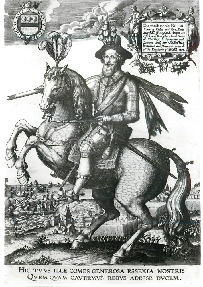 Robert Devereux, 3. Earl of Essex — Kupferstich — R. Boissard, E.107 - Vorderseite