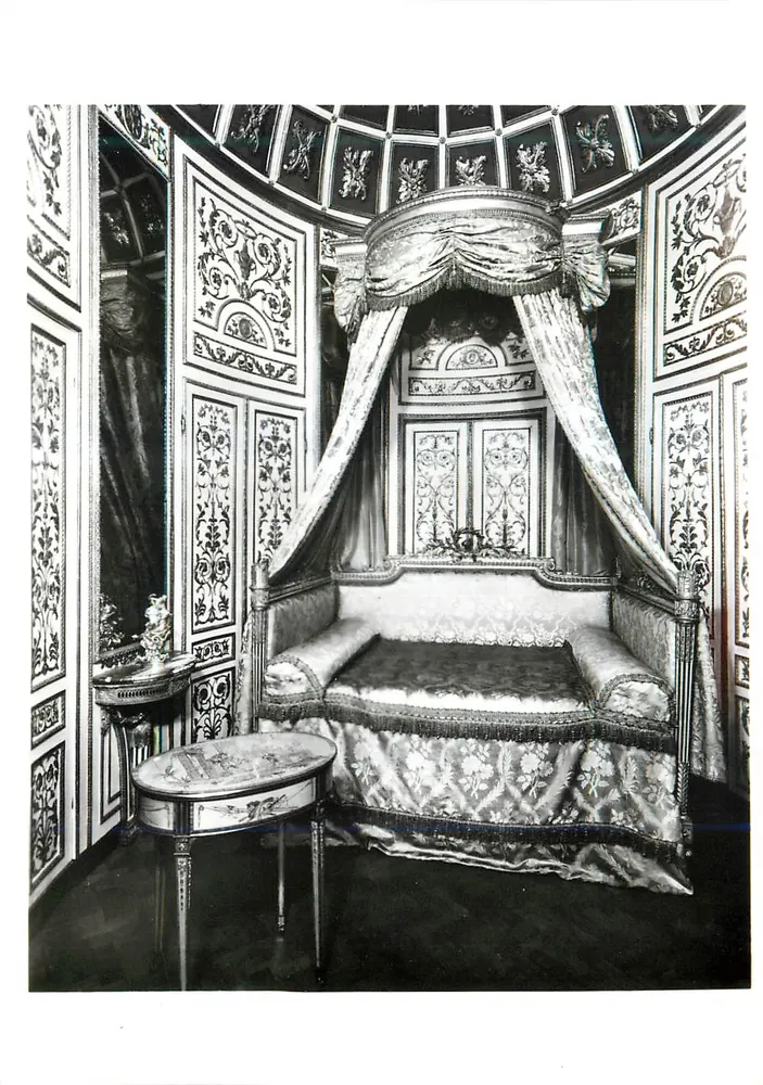 Quarto com painéis com cama de baldaquino — Museu Victoria and Albert — W.170 - Frente
